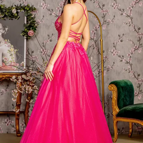 gl3229-hot-pink-2-long-prom-pageant-mesh-embroidery-sequin-glitter-open-straps-zipper-cut-out-back-spaghetti-strap-illusion-sweetheart-a-line