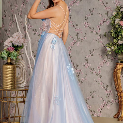 gl3250-blue-peach-2-long-prom-pageant-mesh-applique-embroidery-jewel-glitter-sheer-open-lace-up-zipper-cut-out-back-spaghetti-strap-straight-across-a-line-floral