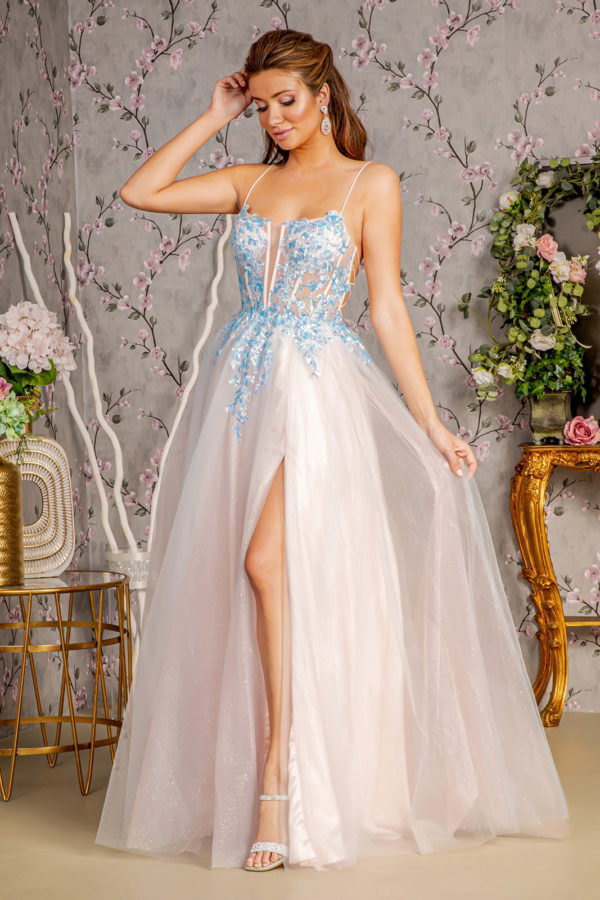 gl3251-blue-peach-1-long-prom-pageant-mesh-embroidery-sequin-glitter-sheer-open-lace-up-straps-zipper-corset-cut-out-back-spaghetti-strap-illusion-sweetheart-a-line