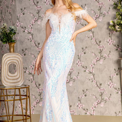 gl3284-ivory-1-long-prom-pageant-mesh-feather-sequin-sheer-open-zipper-off-shoulder-illusion-sweetheart-mermaid