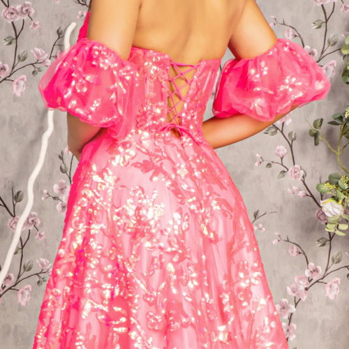 gl3311-hot-pink-d2-long-prom-pageant-mesh-sequin-sheer-open-lace-up-zipper-corset-strapless-straight-across-a-line