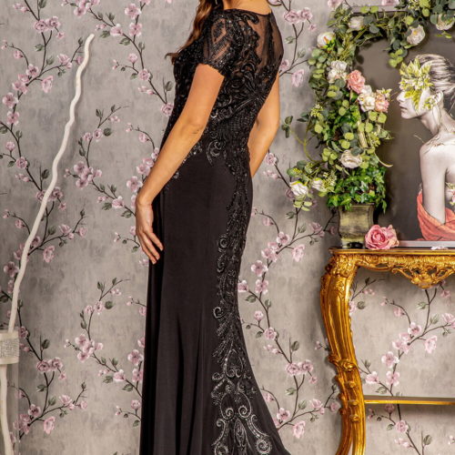 gl3361-black-2-long-mother-of-bride-rome-jersey-beads-embroidery-sheer-covered-zipper-short-sleeve-v-neck-mermaid