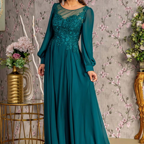 gl3363-teal-1-long-mother-of-bride-chiffon-beads-embroidery-sheer-covered-zipper-long-sleeve-boat-neck-a-line