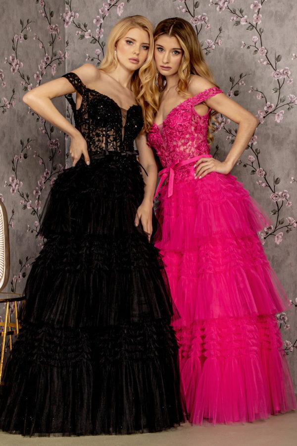 gl3391-black-fuchsia-2-long-prom-pageant-mesh-applique-beads-embroidery-sequin-sheer-open-lace-up-zipper-corset-off-shoulder-illusion-sweetheart-a-line-ribbon