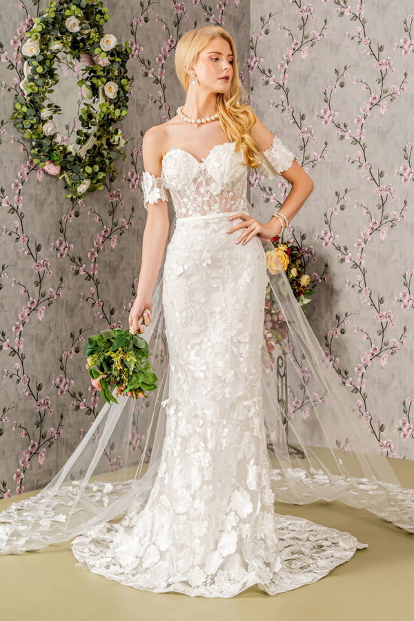 gl3424-ivory-1-long-wedding-gowns-mesh-applique-embroidery-sheer-open-zipper-off-shoulder-sweetheart-mermaid
