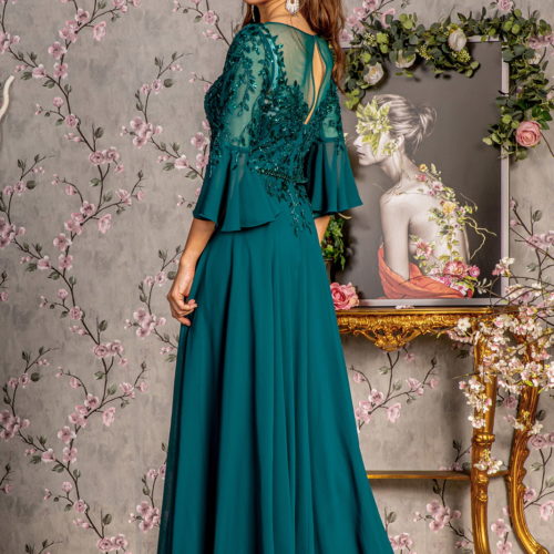 gl3434-teal-2-long-mother-of-bride-chiffon-beads-embroidery-sequin-sheer-zipper-cut-out-back-three-quarter-sleeve-sleeve-boat-neck-a-line-floral