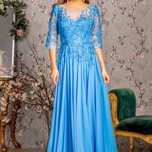 gl3445-perry-blue-1-long-mother-of-bride-chiffon-beads-embroidery-sheer-open-zipper-v-back-three-quarter-sleeve-sleeve-boat-neck-a-line