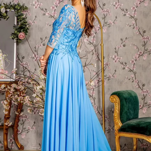 gl3445-perry-blue-2-long-mother-of-bride-chiffon-beads-embroidery-sheer-open-zipper-v-back-three-quarter-sleeve-sleeve-boat-neck-a-line