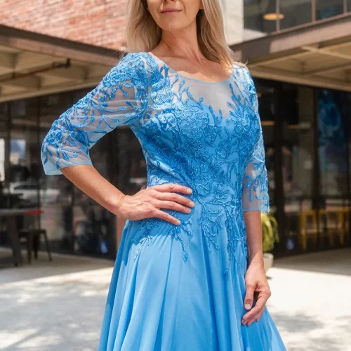 gl3445-perry-blue-d3-long-mother-of-bride-chiffon-beads-embroidery-sheer-open-zipper-v-back-three-quarter-sleeve-sleeve-boat-neck-a-line
