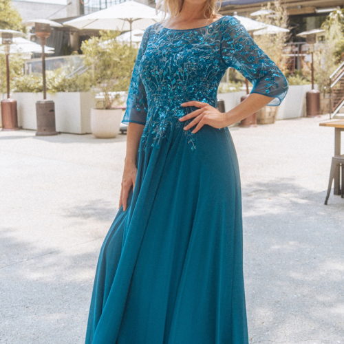 gl3447-teal-3-long-mother-of-bride-chiffon-beads-embroidery-sequin-sheer-zipper-v-back-three-quarter-sleeve-sleeve-boat-neck-mermaid