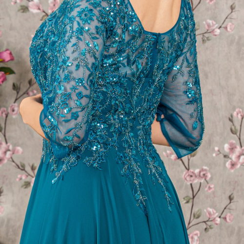 gl3447-teal-d2-long-mother-of-bride-chiffon-beads-embroidery-sequin-sheer-zipper-v-back-three-quarter-sleeve-sleeve-boat-neck-mermaid