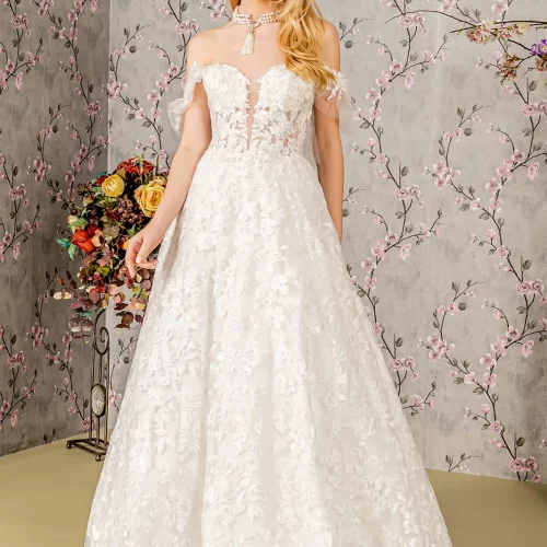 gl3449-ivory-1-floor-length-wedding-gowns-mesh-applique-embroidery-jewel-sequin-sheer-open-zipper-off-shoulder-illusion-sweetheart-ball-gown