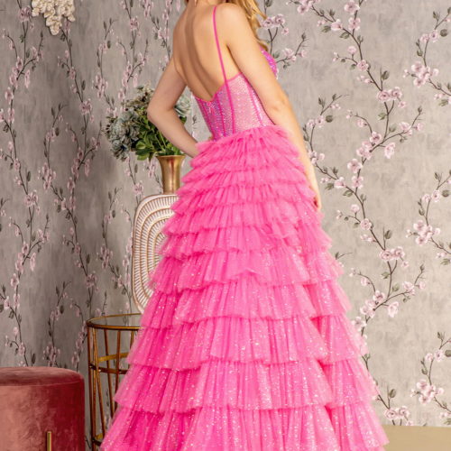 gl3463-hot-pink-2-long-prom-pageant-mesh-beads-glitter-sheer-open-zipper-spaghetti-strap-sweetheart-a-line