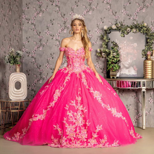 gl3469-fuchsia-3-tail-quinceanera-mesh-applique-embroidery-jewel-sequin-glitter-sheer-open-lace-up-zipper-corset-off-shoulder-sweetheart-ball-gown-floral