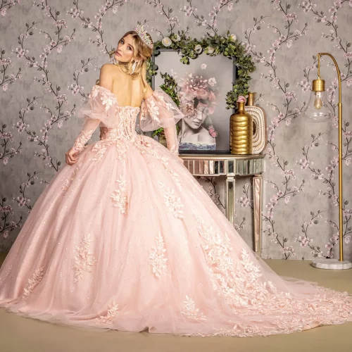 gl3476-blush-4-tail-quinceanera-mesh-applique-embroidery-jewel-sequin-glitter-sheer-open-lace-up-zipper-corset-long-sleeve-sweetheart-ball-gown