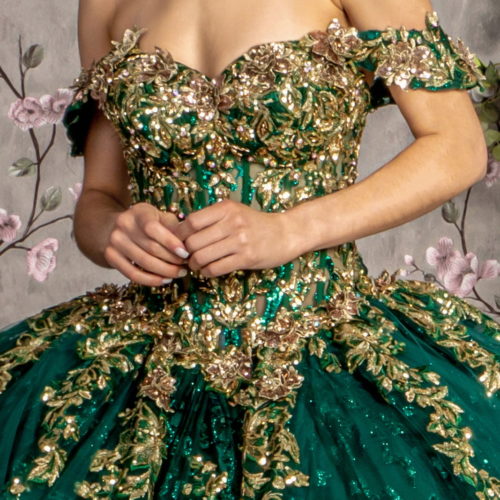 gl3477-green-d1-tail-quinceanera-mesh-applique-beads-embroidery-metallic-jewel-sequin-glitter-sheer-open-lace-up-zipper-corset-off-shoulder-sweetheart-ball-gown