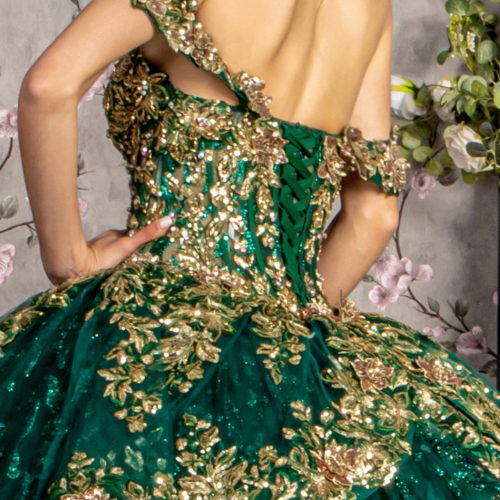 gl3477-green-d2-tail-quinceanera-mesh-applique-beads-embroidery-metallic-jewel-sequin-glitter-sheer-open-lace-up-zipper-corset-off-shoulder-sweetheart-ball-gown