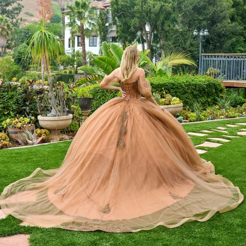 gl3502-brown-4o-floor-length-quinceanera-restock-mesh-beads-jewel-glitter-corset-cut-away-shoulder-sweetheart-ball-gown