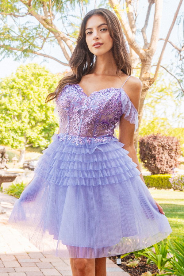 gs3511-lilac-1o-short-homecoming-cocktail-mesh-sequin-glitter-lace-up-corset-spaghetti-strap-v-neck-a-line-pleated