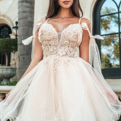 gs3513-champagne-1o-short-homecoming-cocktail-damas-mesh-applique-embroidery-jewel-lace-up-corset-cut-away-shoulder-sweetheart-a-line-floral