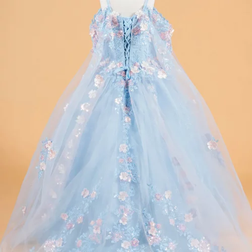 gk118-blue-2o-tea-length-kids-new-arrivals-mesh-applique-embroidery-sequin-glitter-corset-cut-away-shoulder-sweetheart-ball-gown