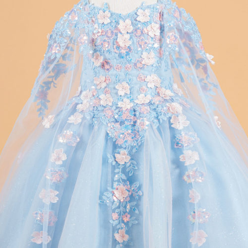 gk118-blue-d1-tea-length-kids-new-arrivals-mesh-applique-embroidery-sequin-glitter-corset-cut-away-shoulder-sweetheart-ball-gown