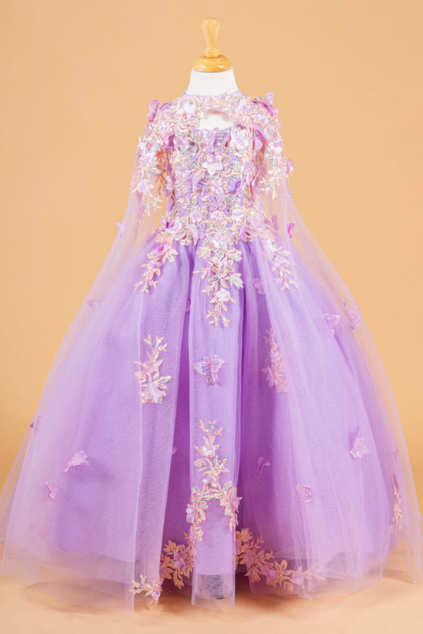 gk119-lilac-1o-tea-length-kids-new-arrivals-tulle-applique-embroidery-sequin-glitter-corset-spaghetti-strap-sweetheart-ball-gown