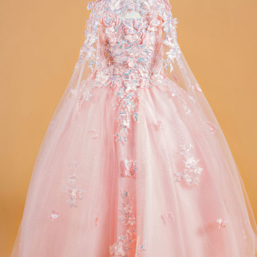 gk119-pink-1o-tea-length-kids-new-arrivals-tulle-applique-embroidery-sequin-glitter-corset-spaghetti-strap-sweetheart-ball-gown