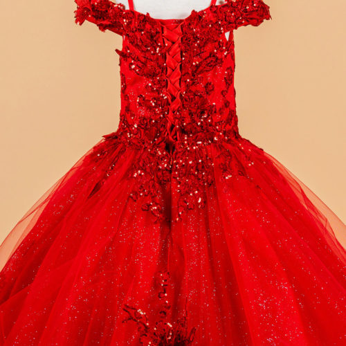 gk121-red-d2-tea-length-kids-new-arrivals-tulle-applique-embroidery-sequin-glitter-corset-cut-away-shoulder-boat-neck-ball-gown