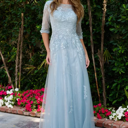 gl3629-smoky-blue-1o-long-mother-of-bride-lace-mesh-embroidery-sequin-zipper-three-quarter-sleeve-sleeve-boat-neck-a-line