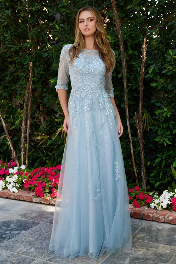 gl3629-smoky-blue-1o-long-mother-of-bride-lace-mesh-embroidery-sequin-zipper-three-quarter-sleeve-sleeve-boat-neck-a-line