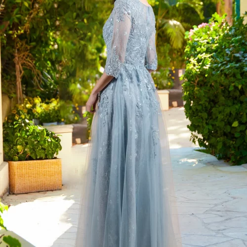 gl3629-smoky-blue-2o-long-mother-of-bride-new-arrivals-lace-mesh-embroidery-sequin-zipper-three-quarter-sleeve-sleeve-boat-neck