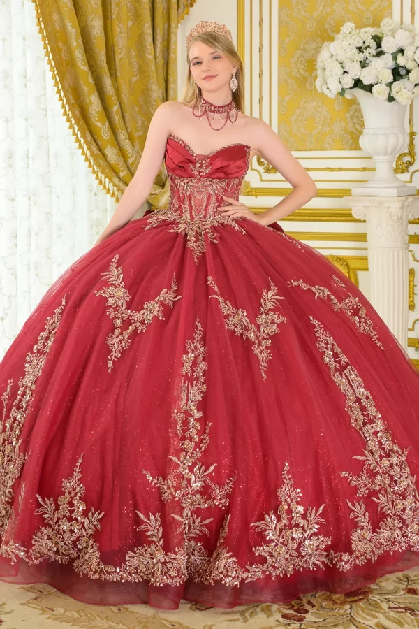 gl3675-burgundy-1o-tail-quinceanera-new-arrivals-satin-tulle-beads-embroidery-sequin-glitter-corset-strapless-v-neck-ball-gown