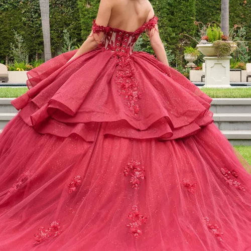 gl3676-burgundy-2o-tail-quinceanera-restock-tulle-applique-beads-embroidery-jewel-sequin-glitter-corset-off-shoulder-v-neck-ball-gown