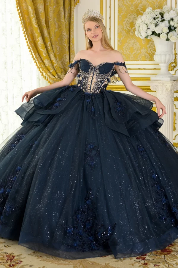 gl3676-navy-1o-tail-quinceanera-new-arrivals-tulle-applique-beads-embroidery-jewel-sequin-glitter-corset-off-shoulder-v-neck-ball-gown