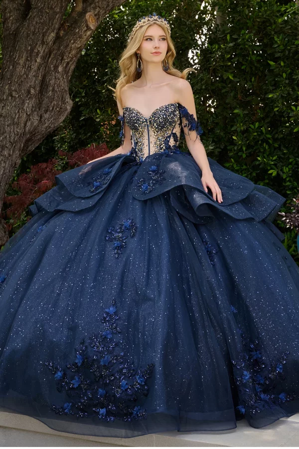 gl3676-navy-1o-tail-quinceanera-restock-tulle-applique-beads-embroidery-jewel-sequin-glitter-corset-off-shoulder-v-neck-ball-gown