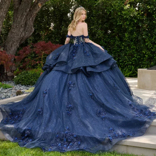 gl3676-navy-4o-tail-quinceanera-restock-tulle-applique-beads-embroidery-jewel-sequin-glitter-corset-off-shoulder-v-neck-ball-gown