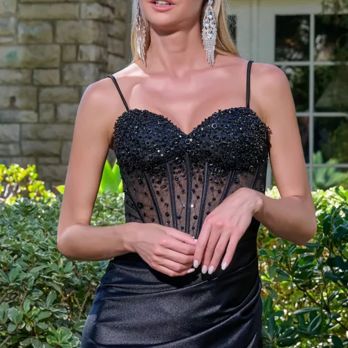 gl3677-black-d1-floor-length-prom-pageant-new-arrivals-satin-mesh-beads-sequin-glitter-corset-spaghetti-strap-v-neck-fitted