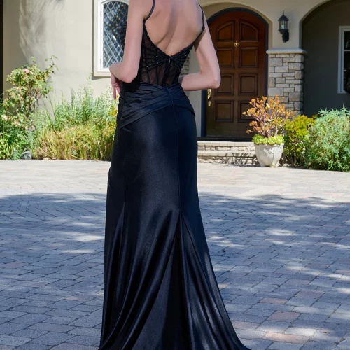 gl3680-black-2o-floor-length-prom-pageant-new-arrivals-satin-mesh-jewel-zipper-spaghetti-strap-v-neck-fitted