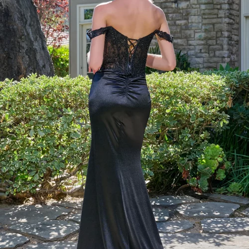 gl3691-black-2o-floor-length-prom-pageant-new-arrivals-satin-mesh-embroidery-jewel-corset-off-shoulder-v-neck-fitted