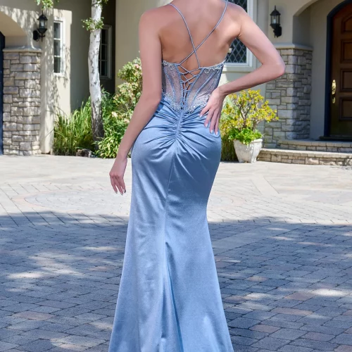 gl3693-dusty-blue-2o-floor-length-prom-pageant-new-arrivals-satin-mesh-jewel-corset-spaghetti-strap-v-neck-fitted gl3693-dusty-blue-2o-floor-length-prom-pageant-new-arrivals-satin-mesh-jewel-corset-spaghetti-strap-v-neck-fitted