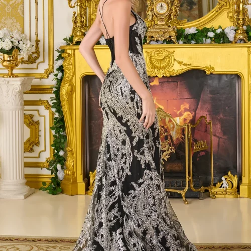 gl3706-black-2o-floor-length-prom-pageant-new-arrivals-tulle-beads-embroidery-sequin-glitter-corset-spaghetti-strap-v-neck-fitted