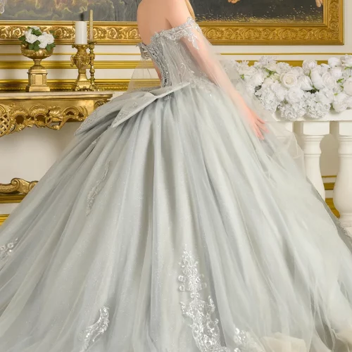 gl3711-silver-2o-tail-quinceanera-new-arrivals-mesh-beads-embroidery-jewel-glitter-corset-off-shoulder-v-neck-ball-gown