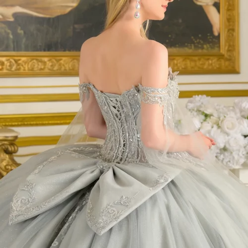 gl3711-silver-d2-tail-quinceanera-new-arrivals-mesh-beads-embroidery-jewel-glitter-corset-off-shoulder-v-neck-ball-gown