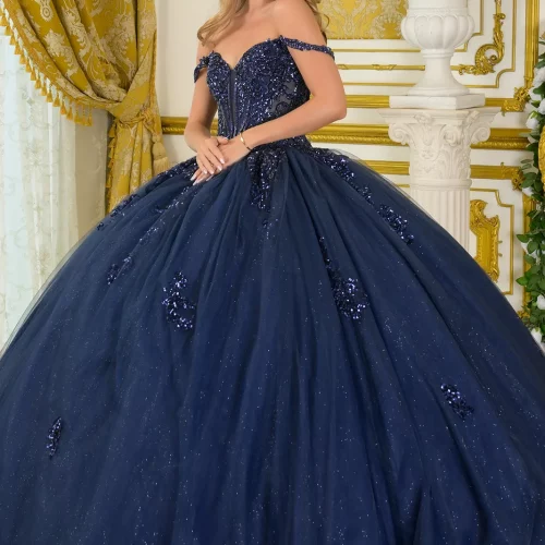 gl3712-navy-1o-tail-quinceanera-new-arrivals-tulle-beads-sequin-glitter-corset-spaghetti-strap-v-neck-ball-gown