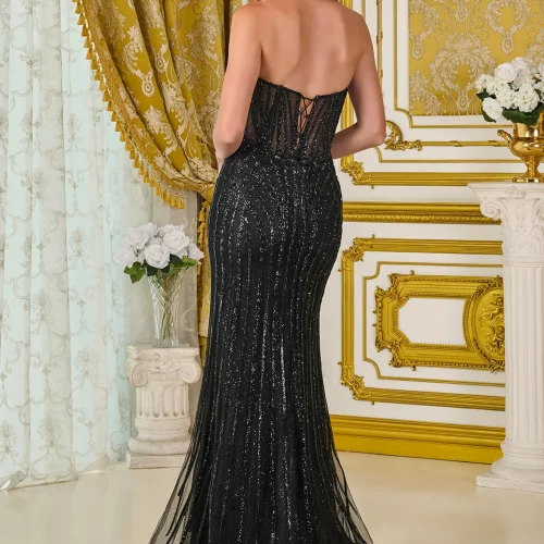 gl3781-black-2o-floor-length-prom-pageant-new-arrivals-mesh-jewel-glitter-corset-strapless-v-neck-fitted