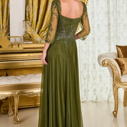 gl3787-olive-2o-floor-length-mother-of-bride-new-arrivals-jersey-mesh-beads-embroidery-jewel-sequin-zipper-three-quarter-sleeve-sleeve-sweetheart-a-line