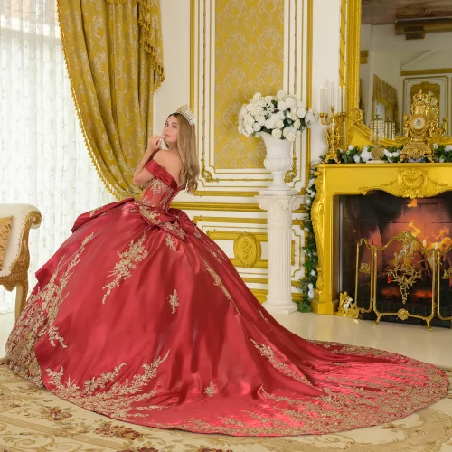 gl3791-burgundy-3o-tail-quinceanera-new-arrivals-satin-tulle-jewel-sequin-glitter-corset-off-shoulder-v-neck-ball-gown