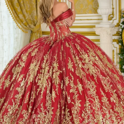 gl3791-burgundy-5o-tail-quinceanera-new-arrivals-satin-tulle-jewel-sequin-glitter-corset-off-shoulder-v-neck-ball-gown