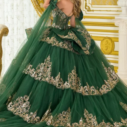 gl3801-green-2o-tail-quinceanera-new-arrivals-tulle-jewel-sequin-glitter-corset-straps-v-neck-ball-gown